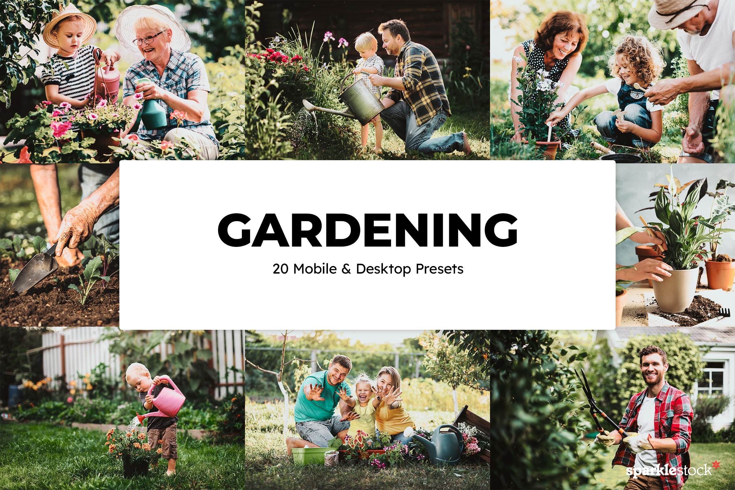 20 Gardening Lightroom Presets & LUTcover image.