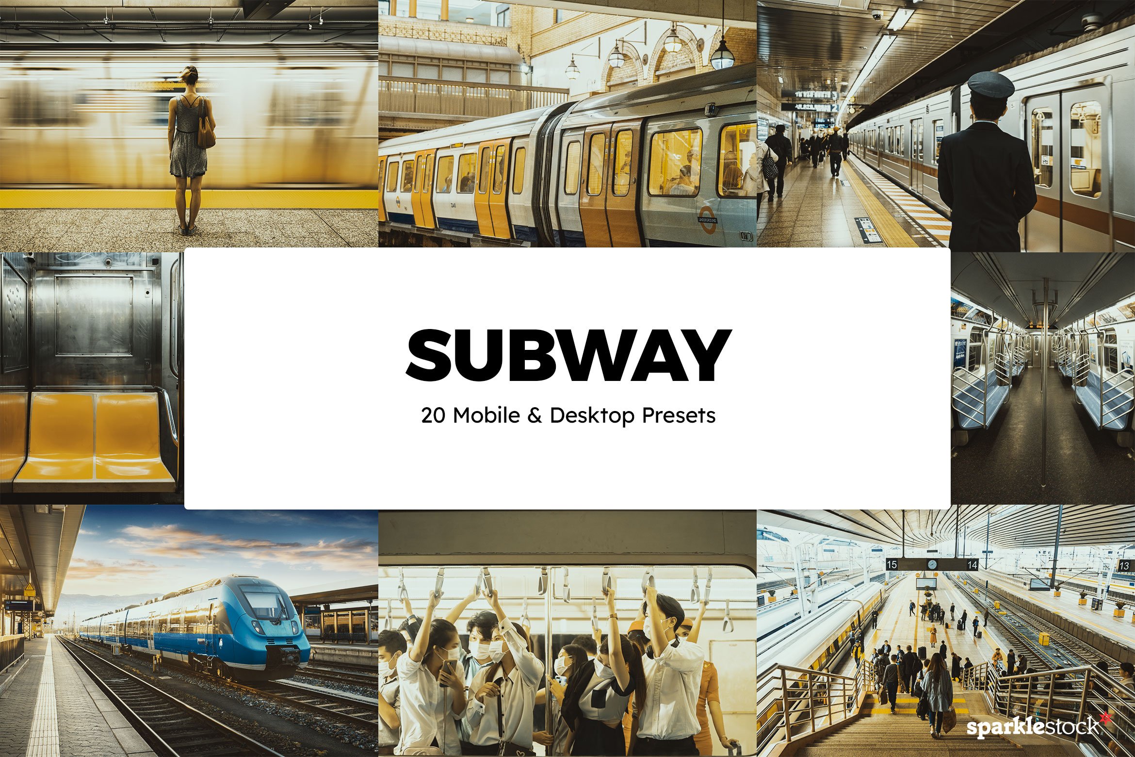 20 Subway Lightroom Presets & LUTscover image.