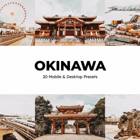 20 Okinawa Lightroom Presets LUTscover image.