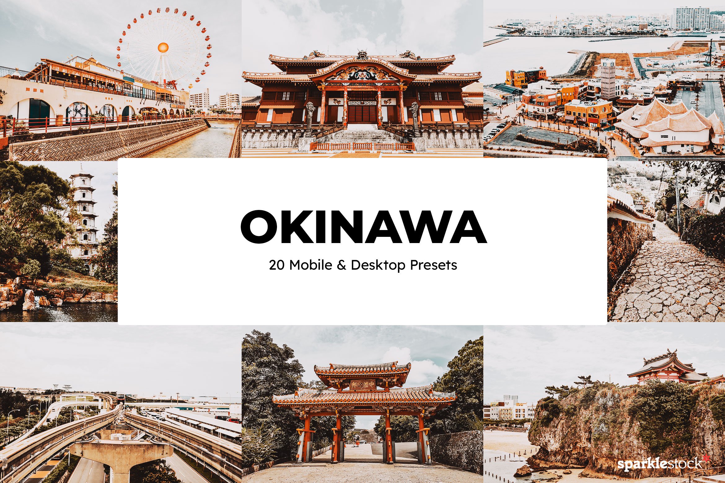 20 Okinawa Lightroom Presets LUTscover image.