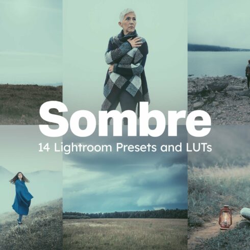 14 Sombre Lightroom Presets and LUTscover image.