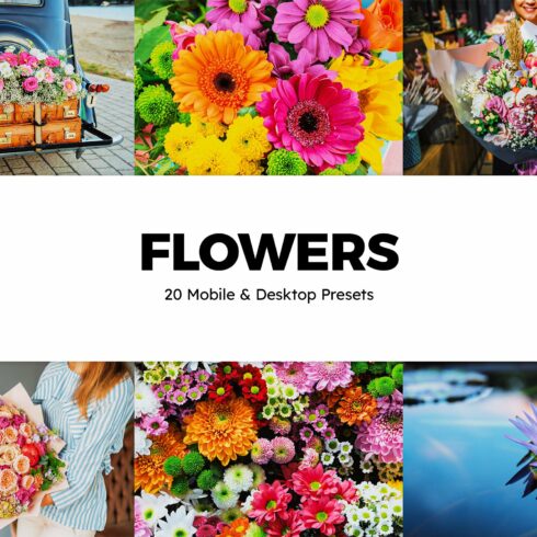 20 Flowers Lightroom Presets & LUTscover image.