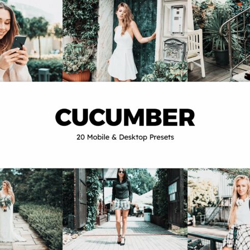 20 Cucumber Lightroom Presets & LUTscover image.