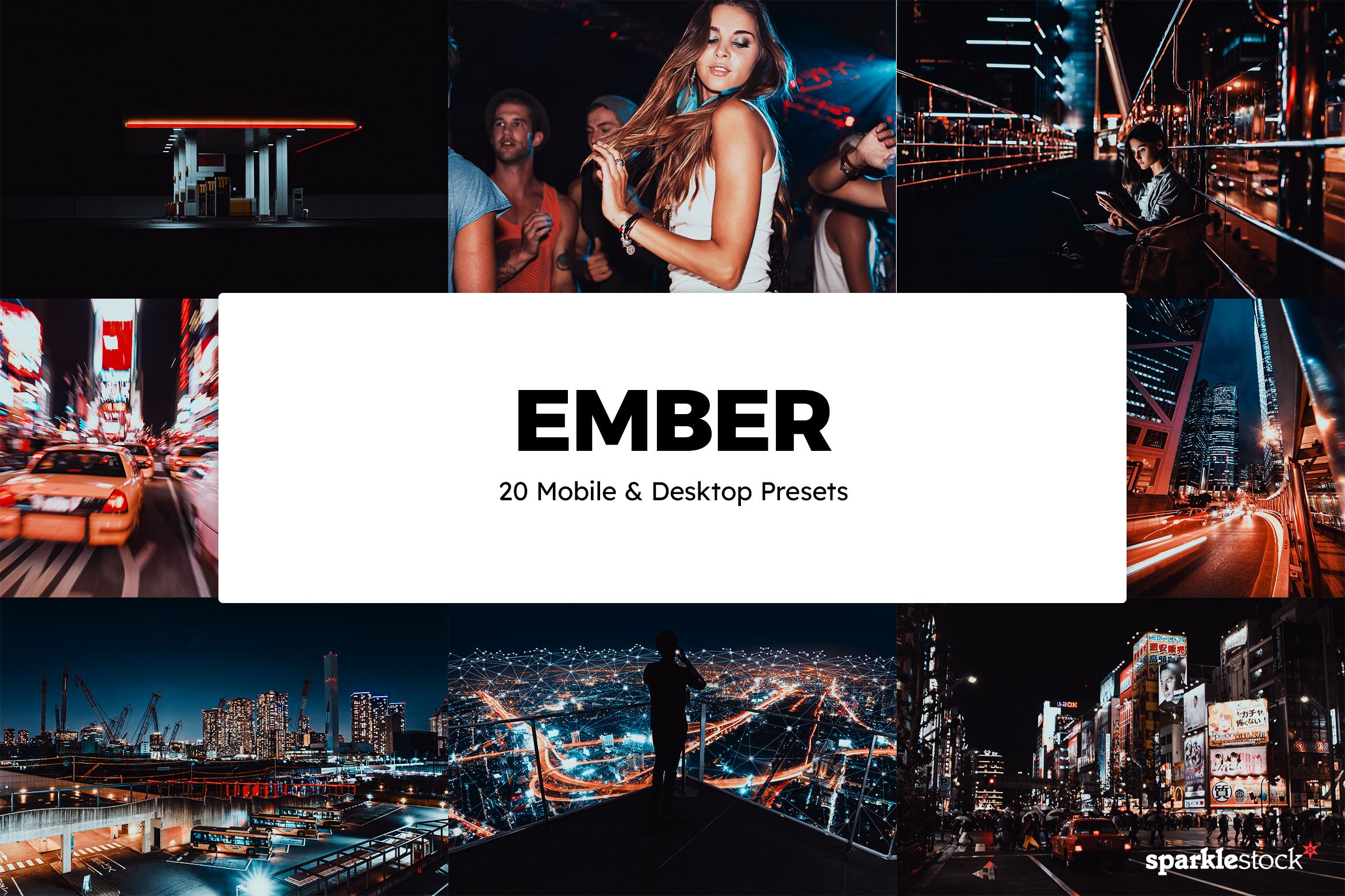 20 Ember Lightroom Presets & LUTscover image.