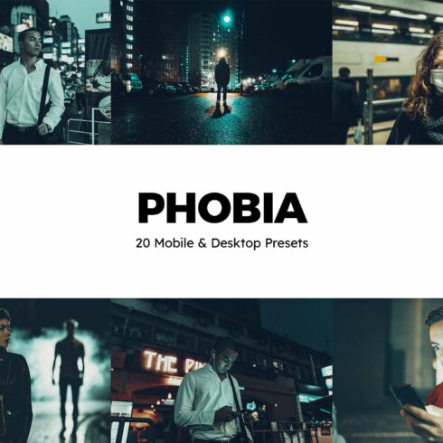 20 Phobia Lightroom Presets & LUTscover image.