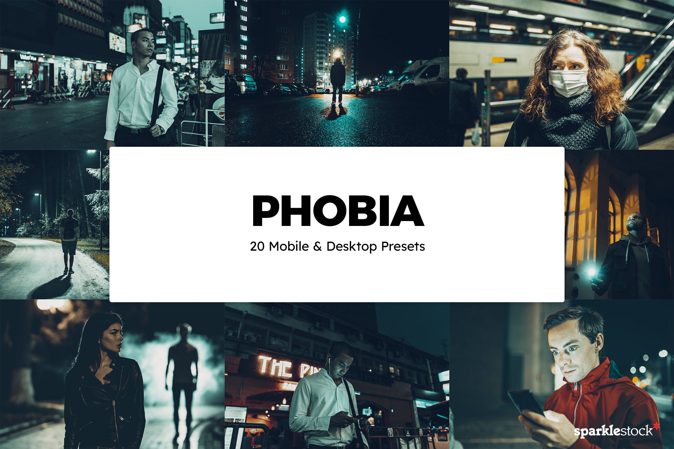 20 Phobia Lightroom Presets & LUTscover image.