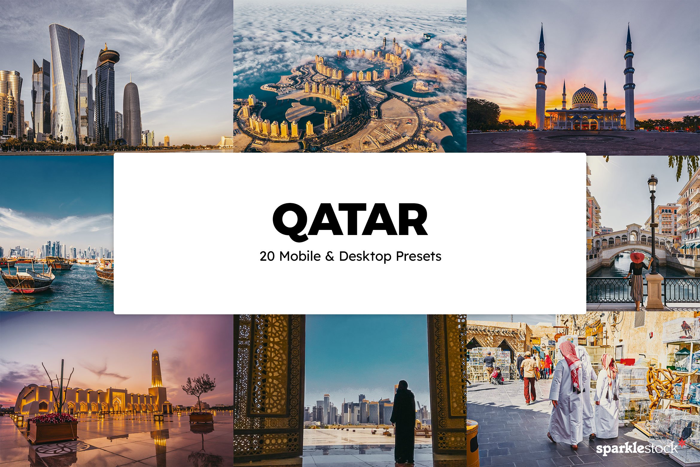 20 Qatar Lightroom Presets & LUTscover image.