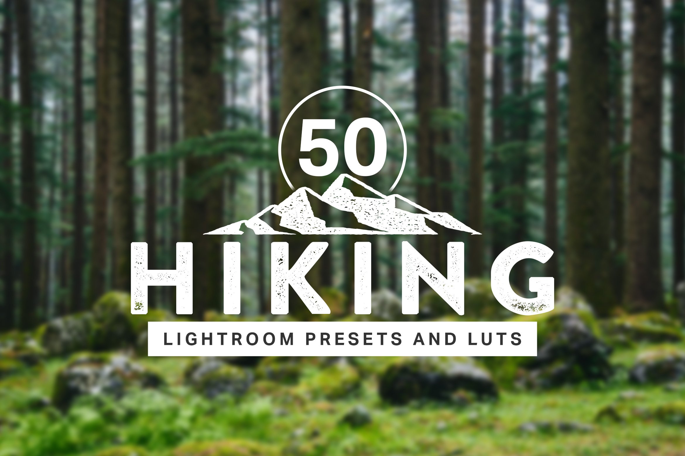 50 Hiking Lightroom Presets and LUTscover image.