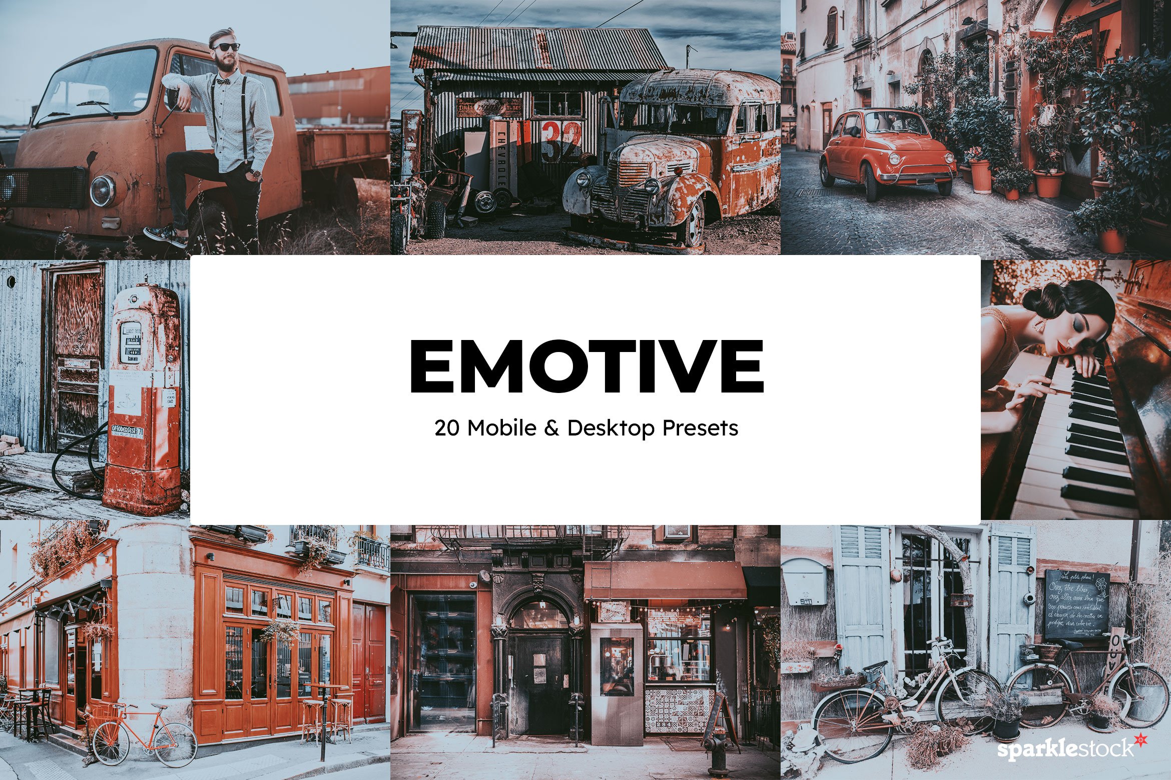 20 Emotive Lightroom Presets & LUTscover image.