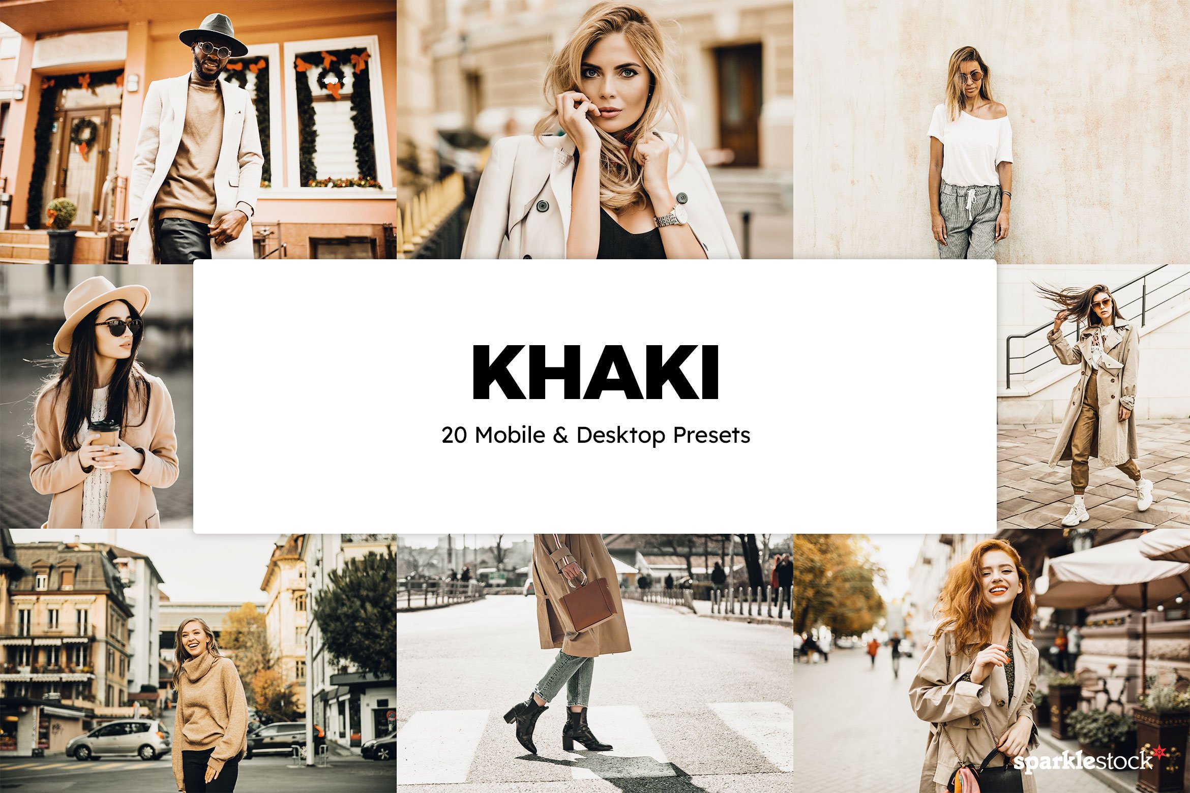 20 Khaki Lightroom Presets & LUTscover image.