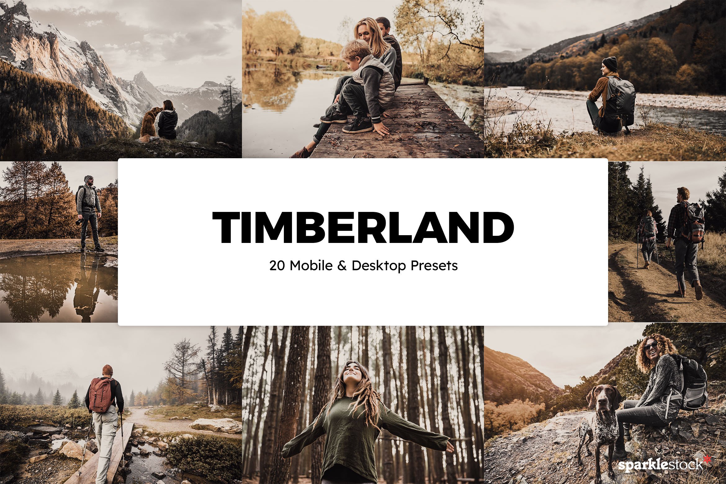 20 Timberland Lightroom Presets LUTscover image.