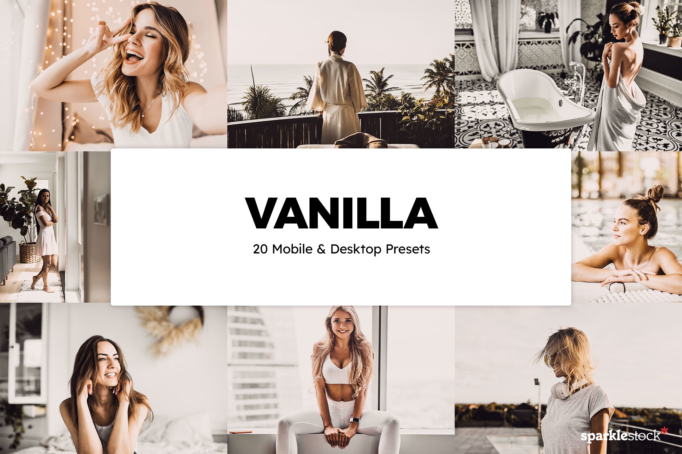 20 Vanilla Lightroom Presets & LUTscover image.