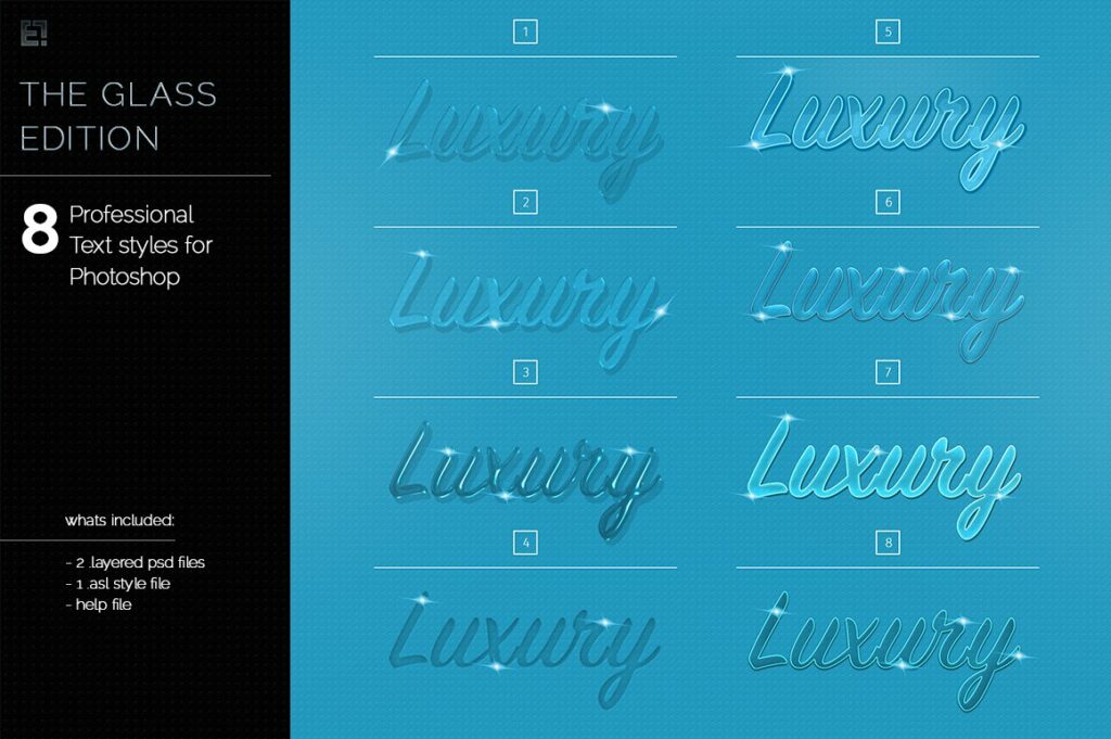 Glass Photoshop Layer Styles – MasterBundles