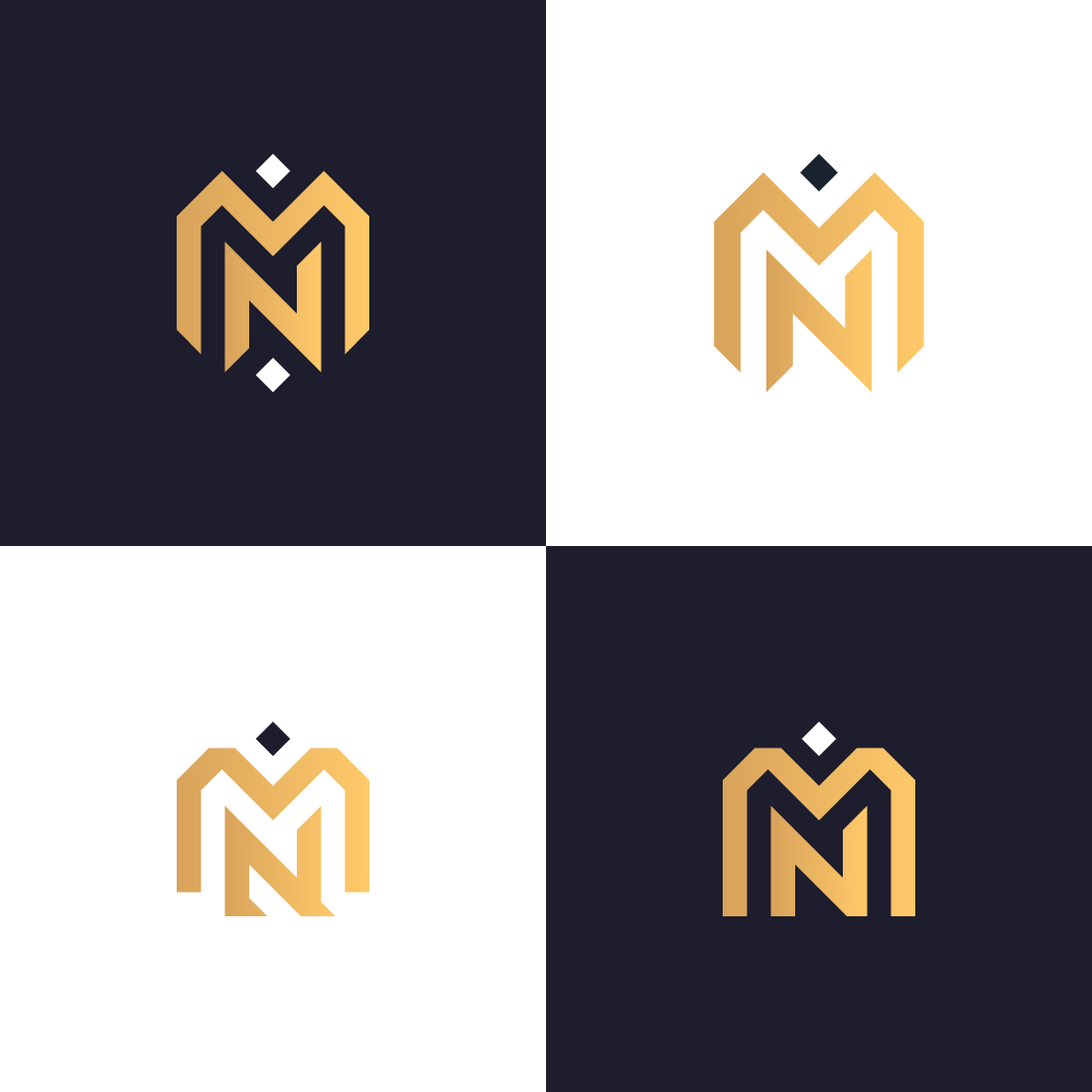 Mn modern logo hi-res stock photography and images - Alamy