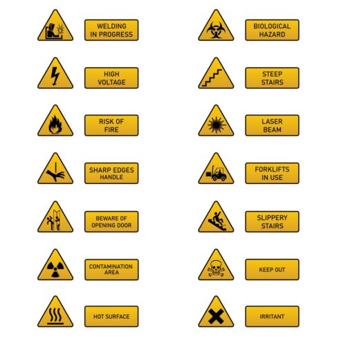 Warning Sign vector cover image.