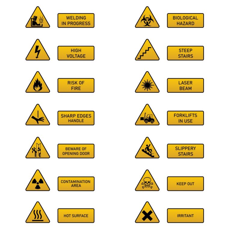 Warning Sign vector - MasterBundles