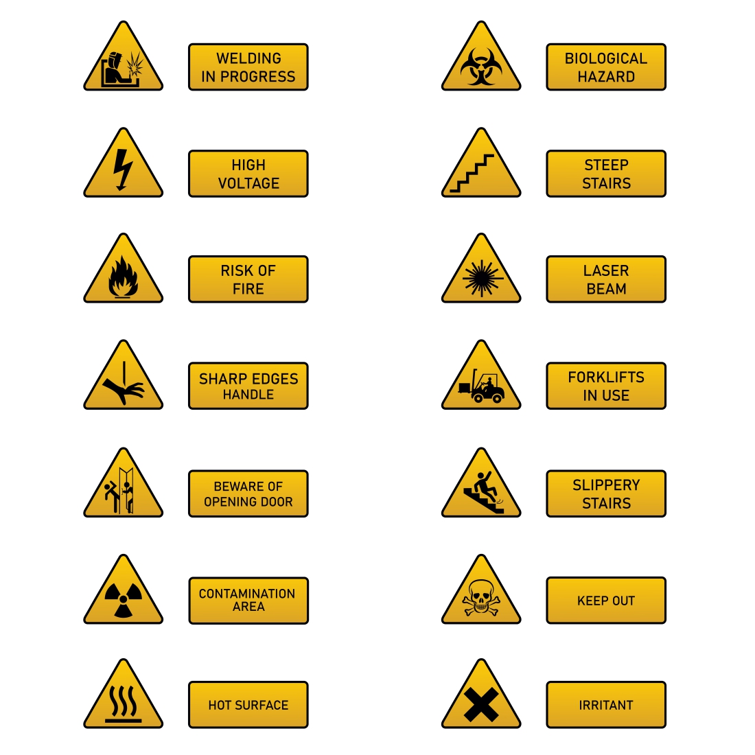 Warning Sign vector cover image.