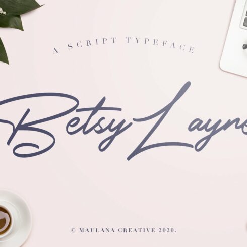 Betsy Layne - Signature Font cover image.