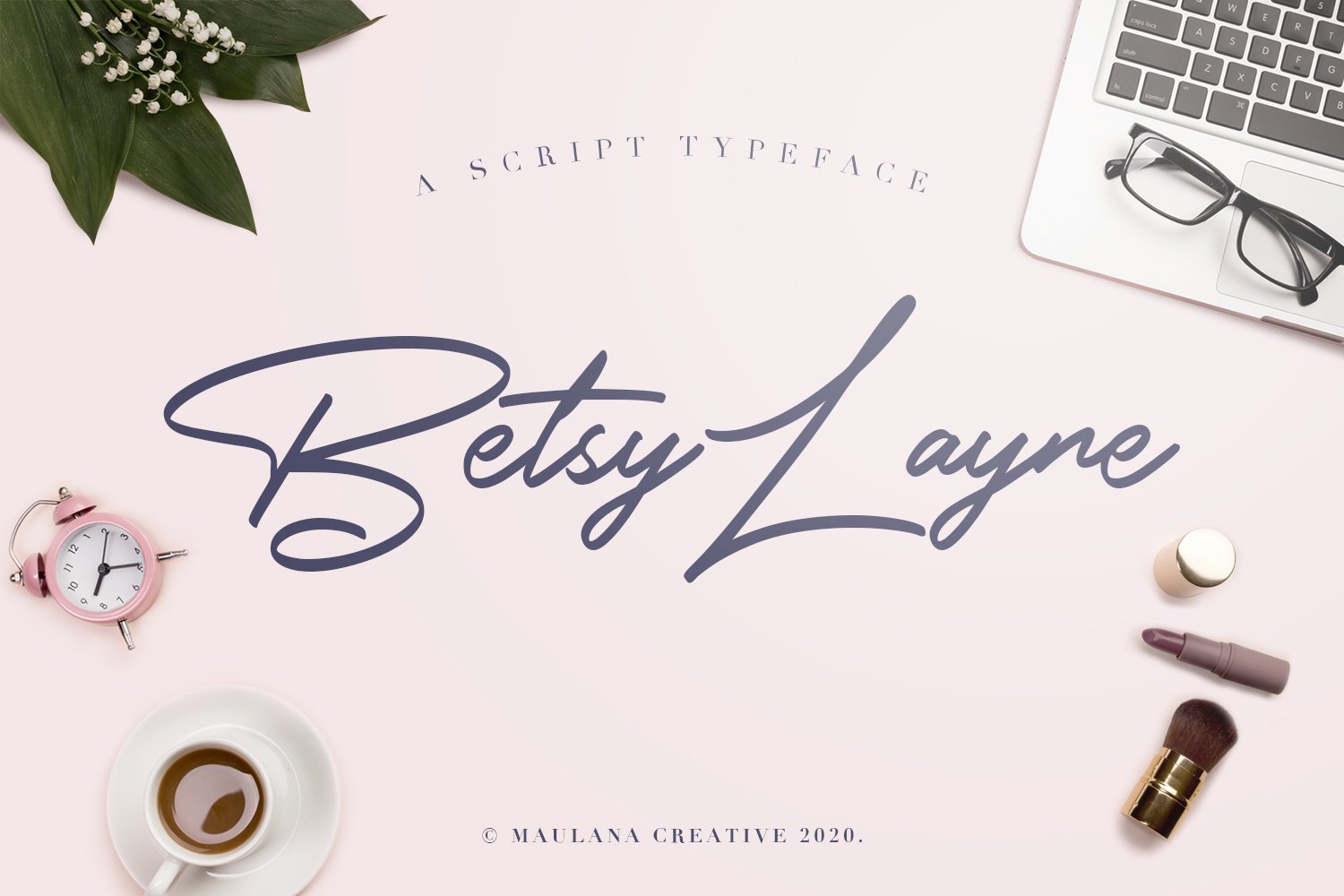 Betsy Layne - Signature Font cover image.