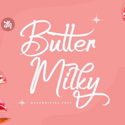 Butter Milky - Handwritten Font cover image.