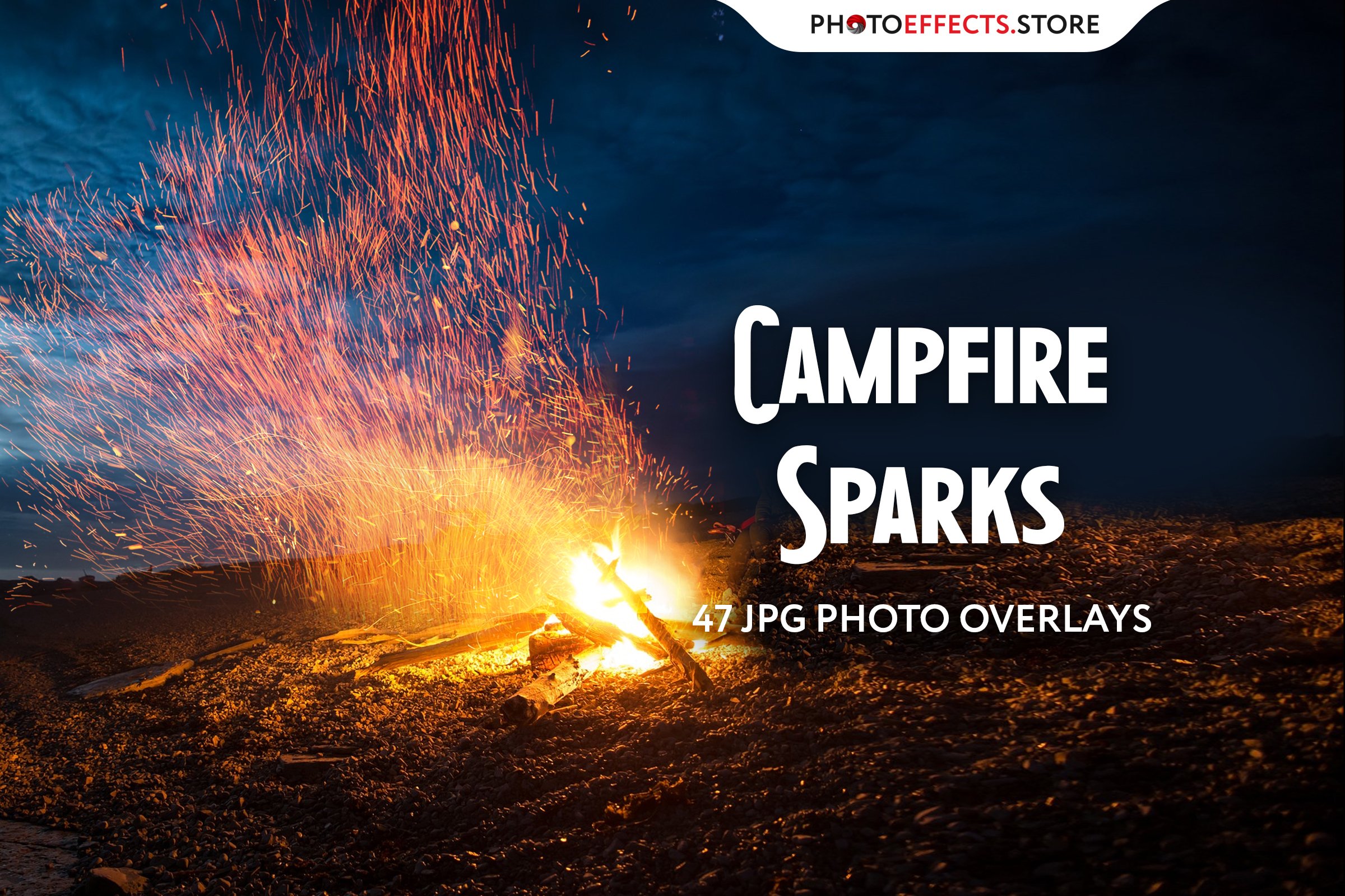 47 Campfire Spark Photo Overlayscover image.