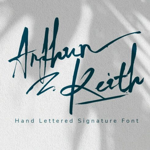 Arthur Keith - Signature Style Font cover image.