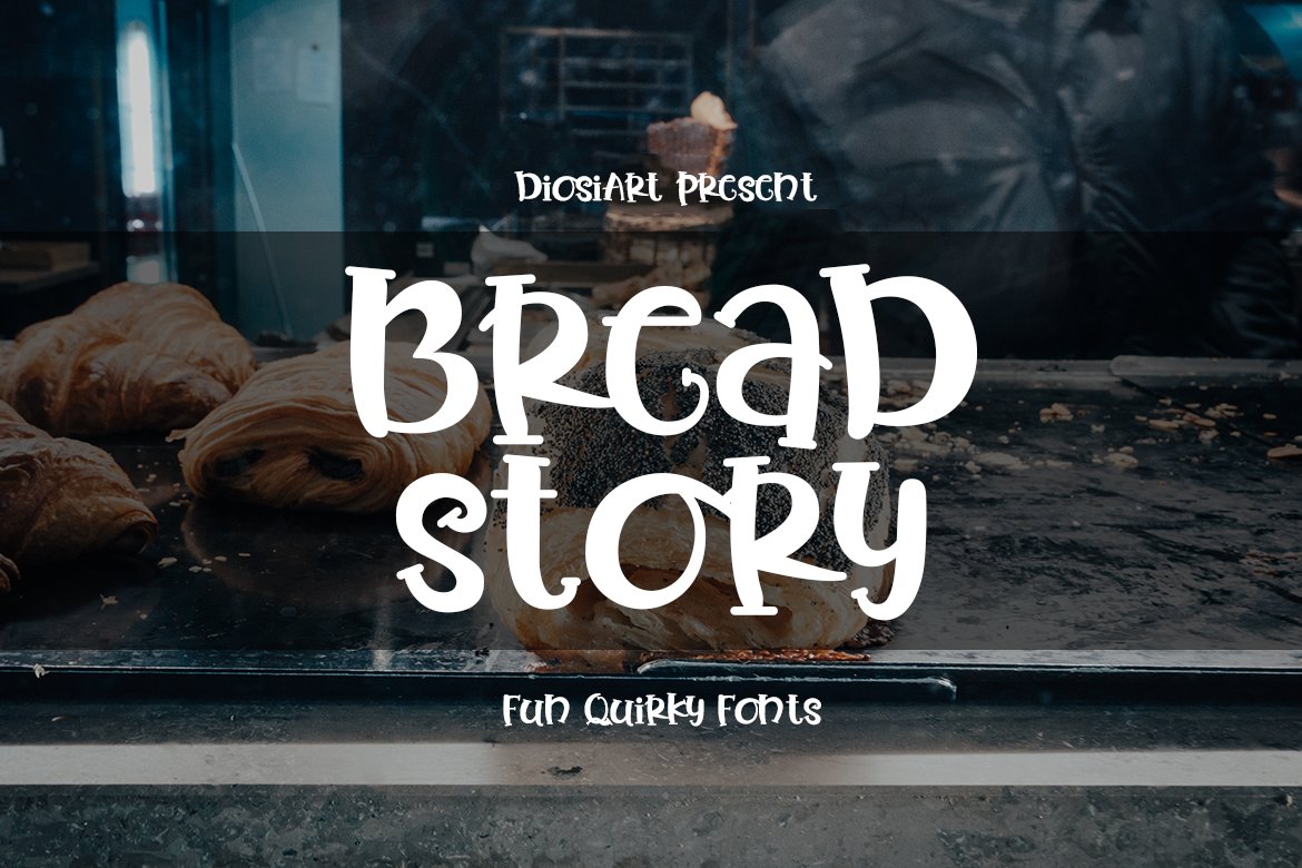 Bread Story - Fun Quirky Font cover image.