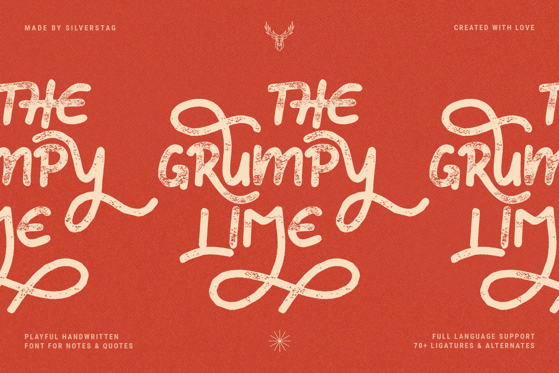 01 grumpy lime playful ligature font by silver stag 405