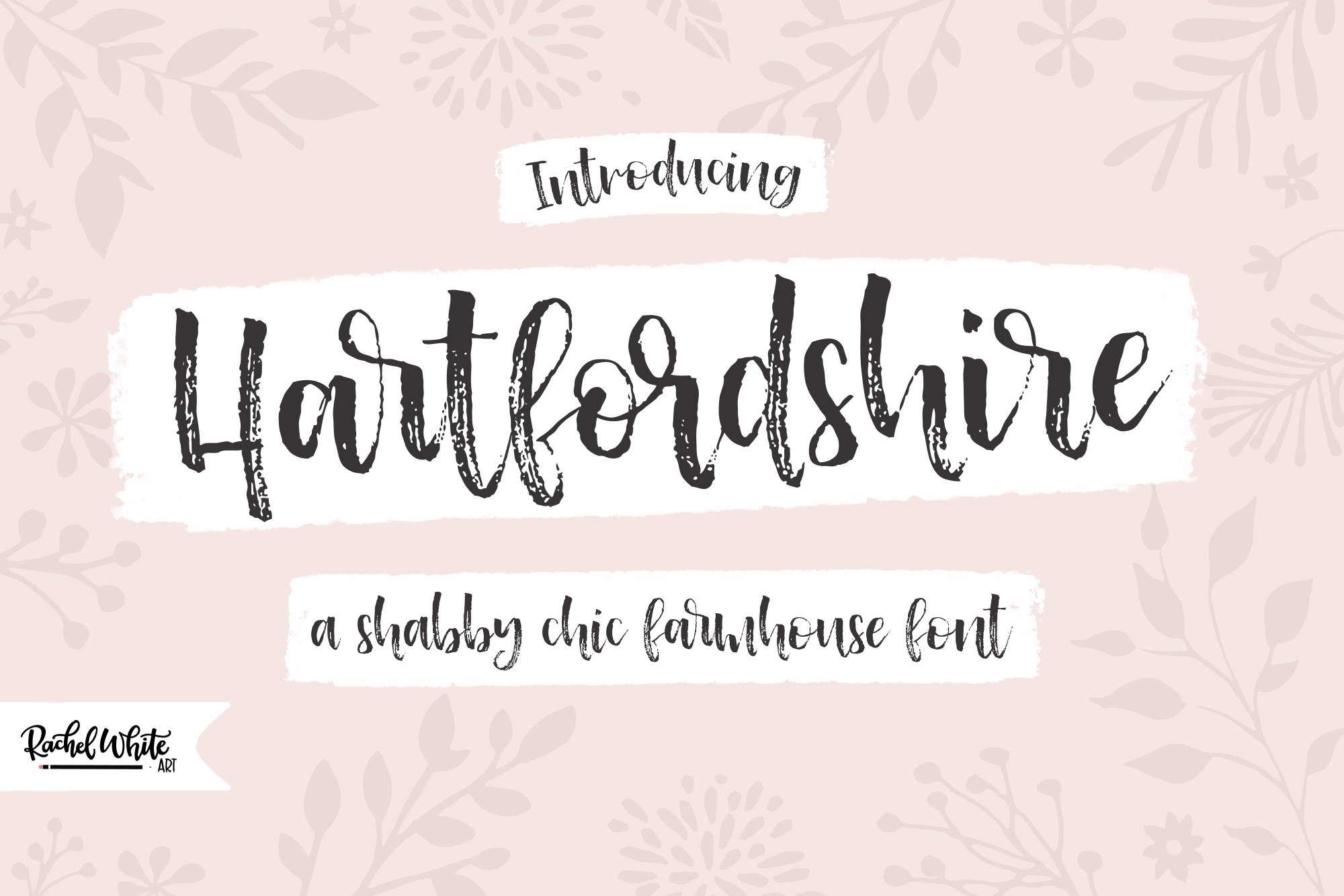 Hartfordshire, a farmhouse font cover image.