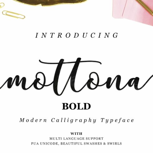 Mottona Bold Script cover image.