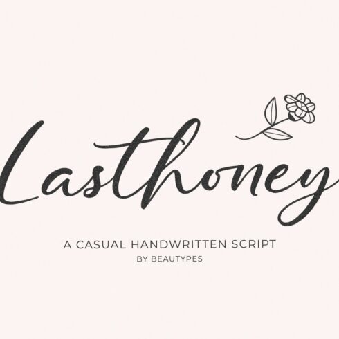 Lasthoney - A handwritten scriptcover image.