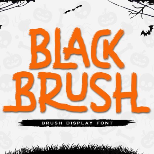 Black Brush - Brush Display Font cover image.