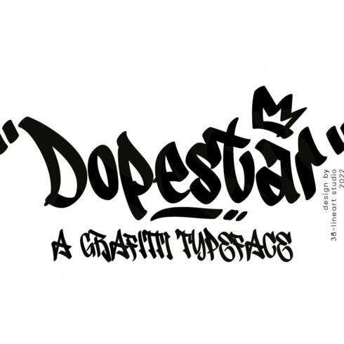 Dopestar - Grafitti Typeface cover image.