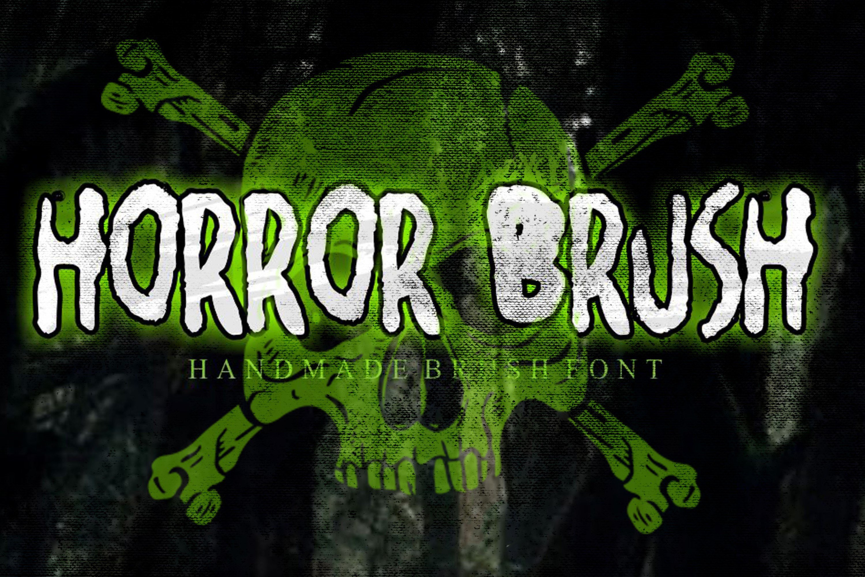 Horror Brush -  Rough and Creepy typ cover image.
