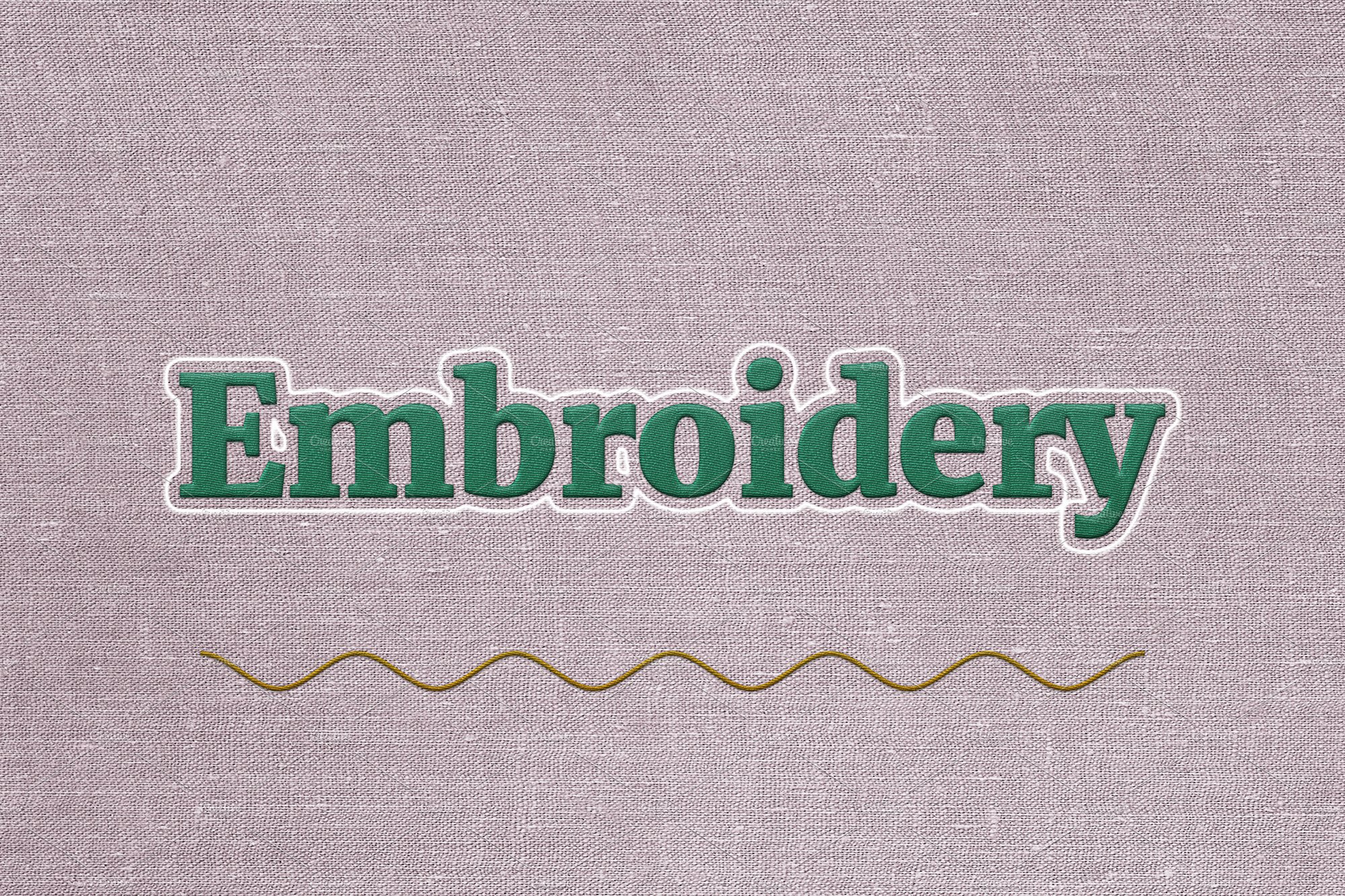 Embroidery Text Effect & Layer Stylecover image.