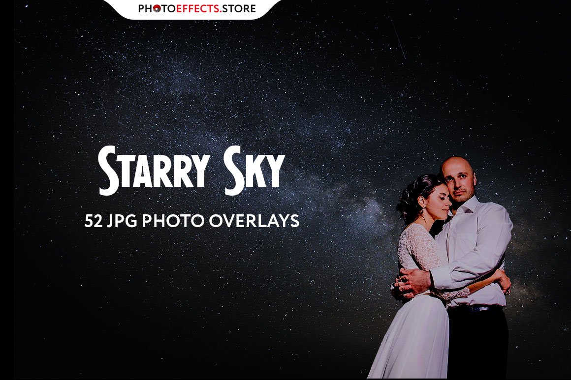 52 Starry Sky Photoshop Overlayscover image.