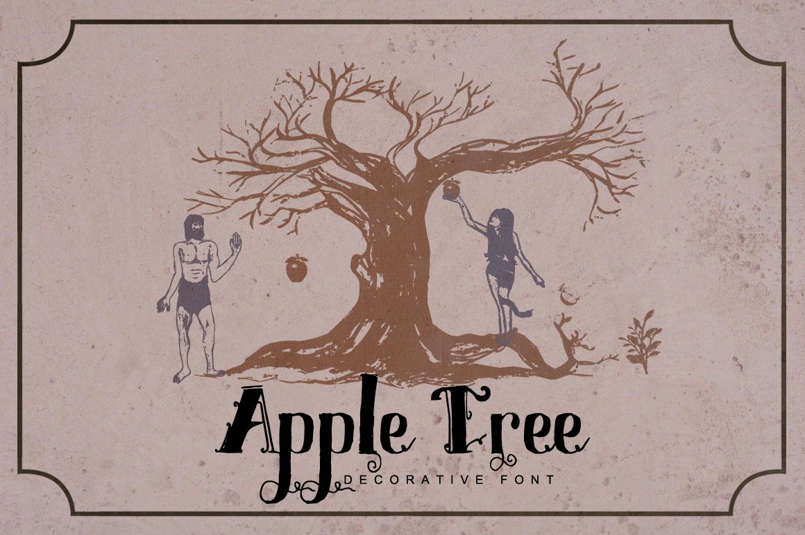 Apple Tree Decorative Font cover image.