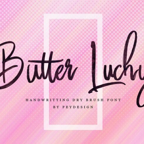 Butter Luchy - Handwritting Brush cover image.