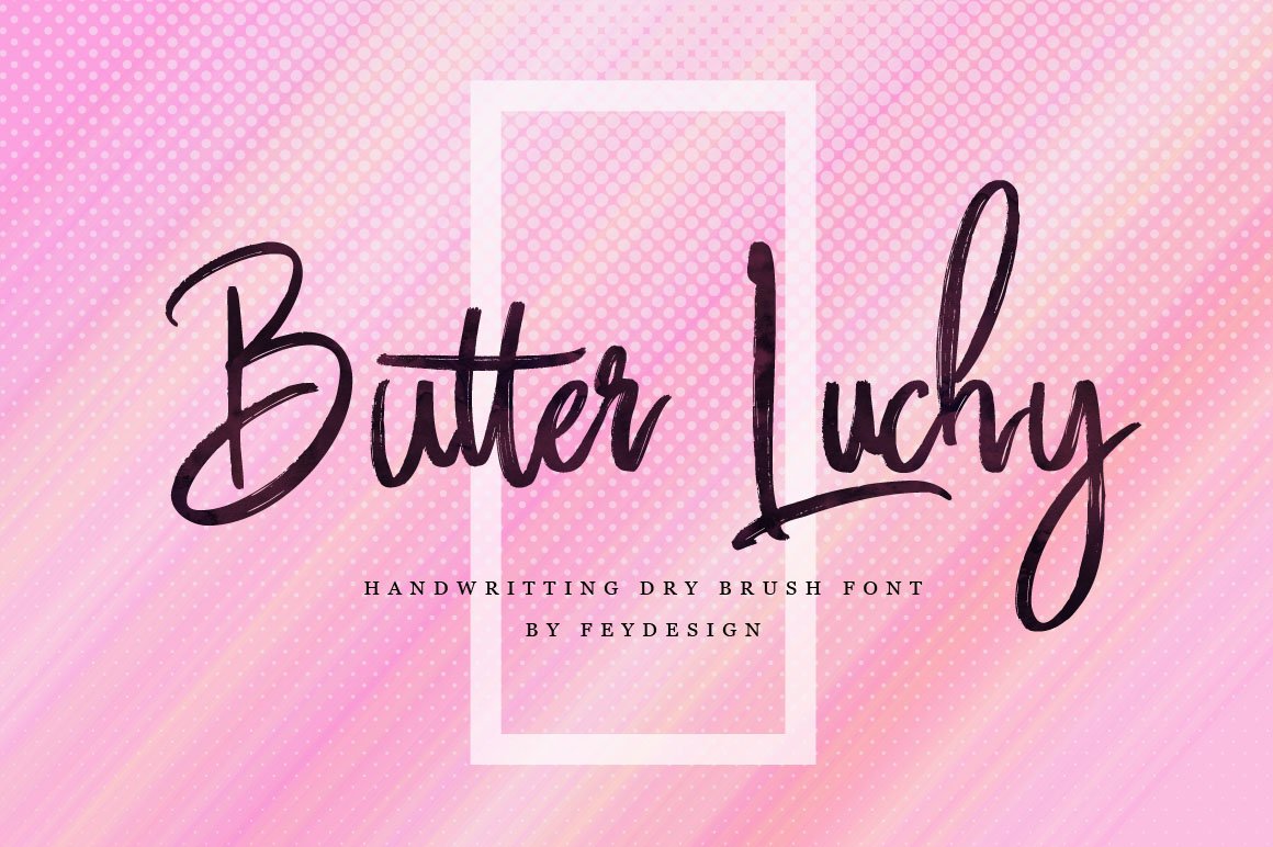 Butter Luchy - Handwritting Brush cover image.