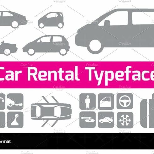 Car Rental Typeface cover image.