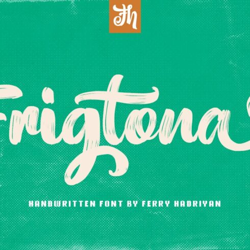 Frigtona - Handwritten Font cover image.