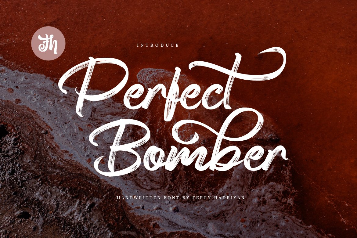 Perfect Bomber - Handlettering Font cover image.