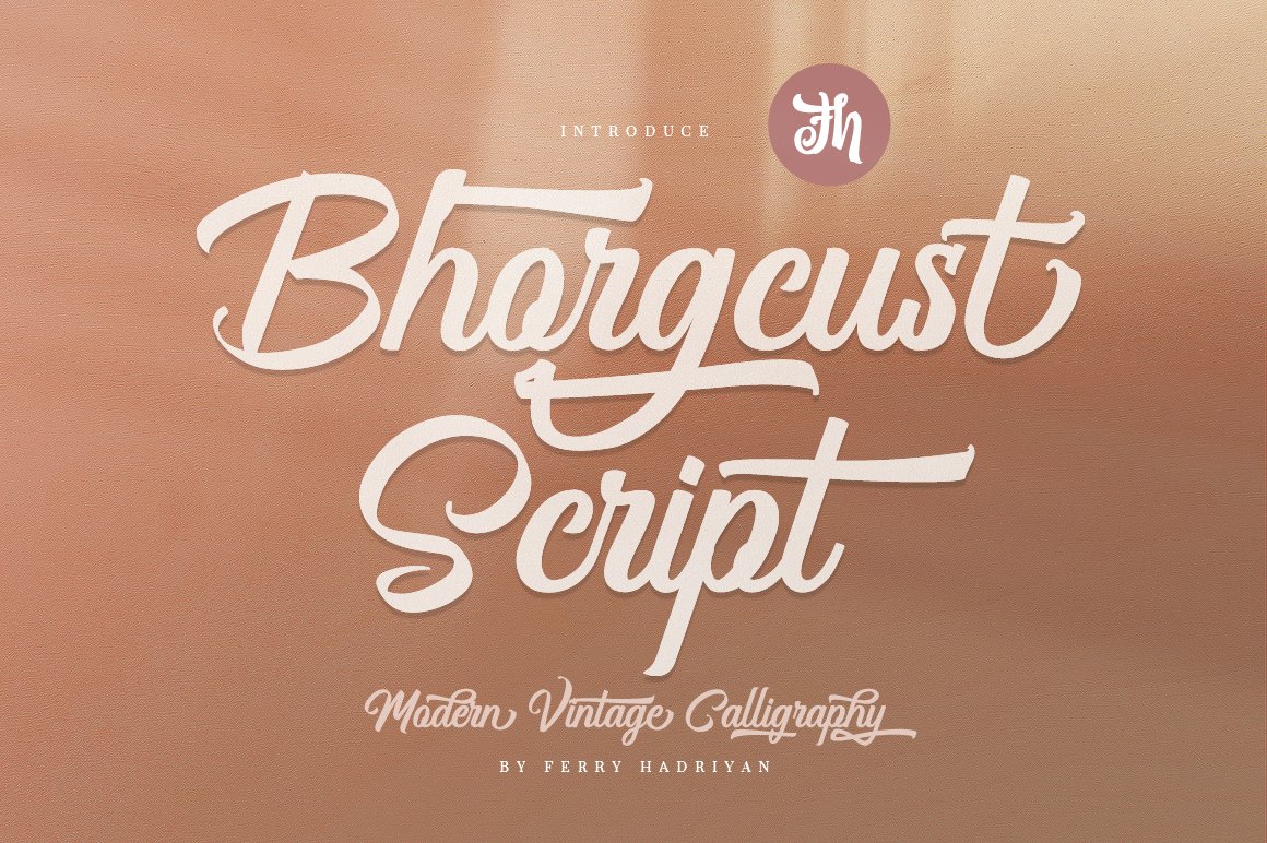 Bhorgcust - Script Font cover image.