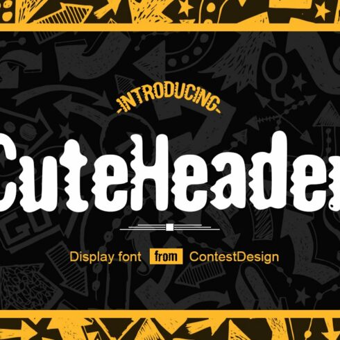 Cute Header Display Font cover image.