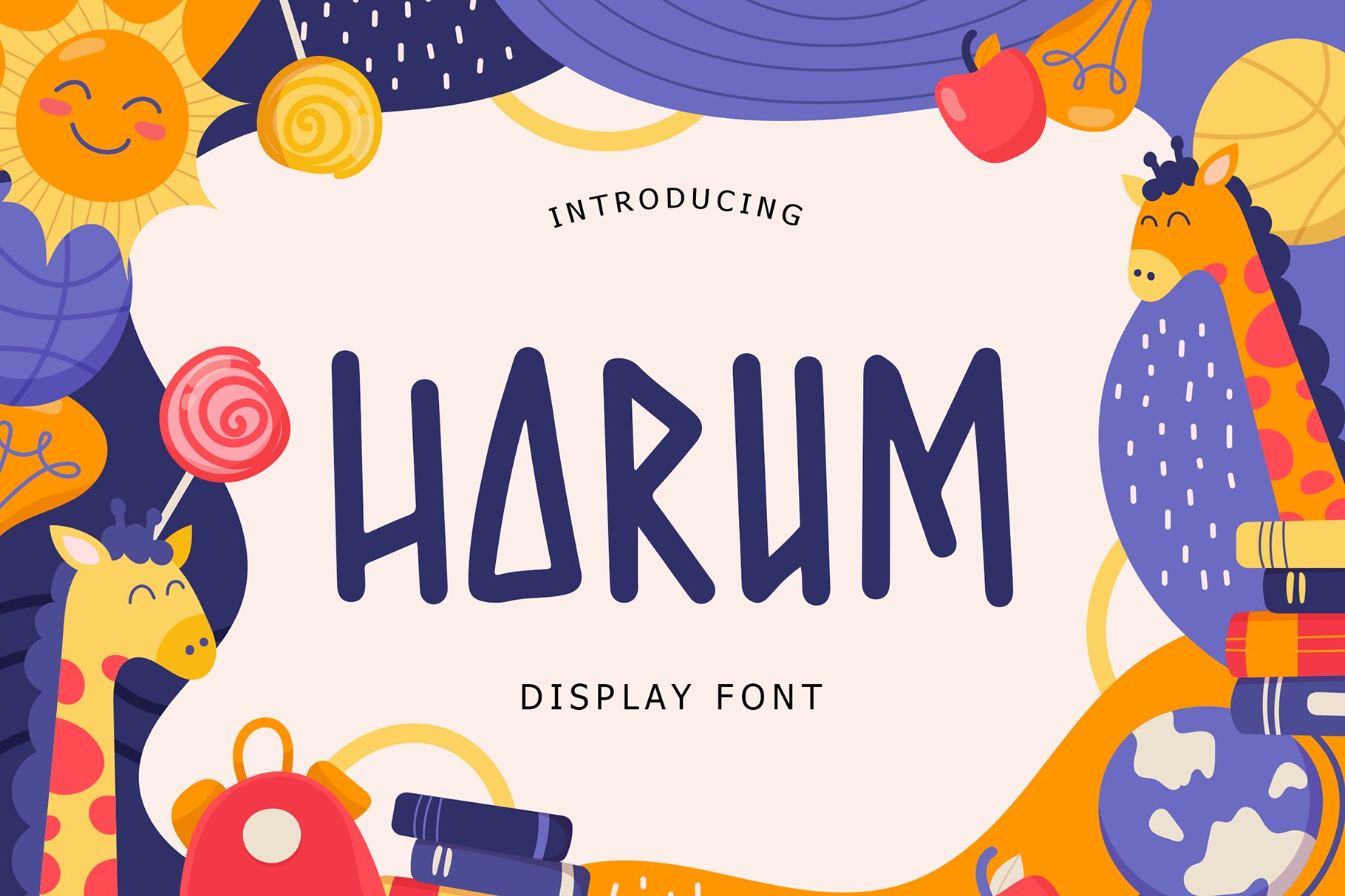 Harum Display Font cover image.