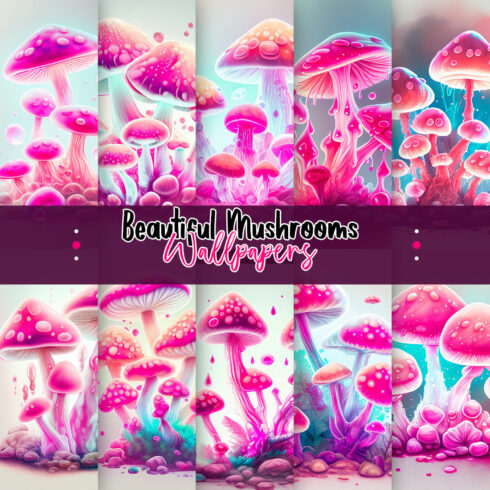 Watercolor Mushroom Wallpaper cover image.