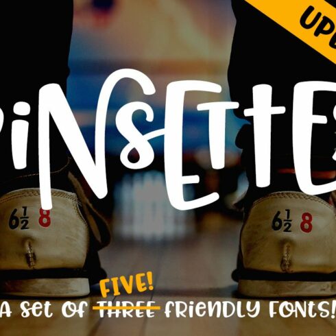 Pinsetter: a crafty font family! cover image.