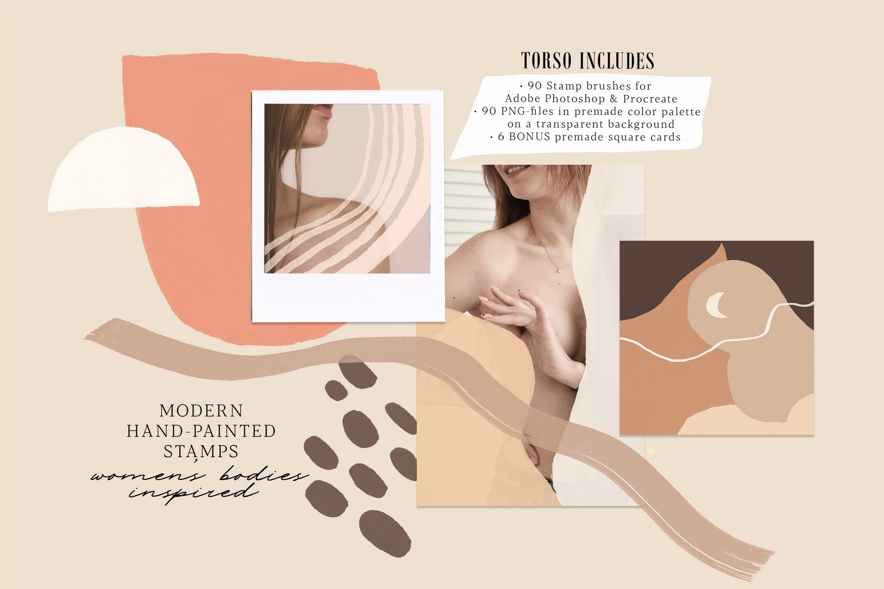 TORSO - Photoshop & Procreate Stampspreview image.