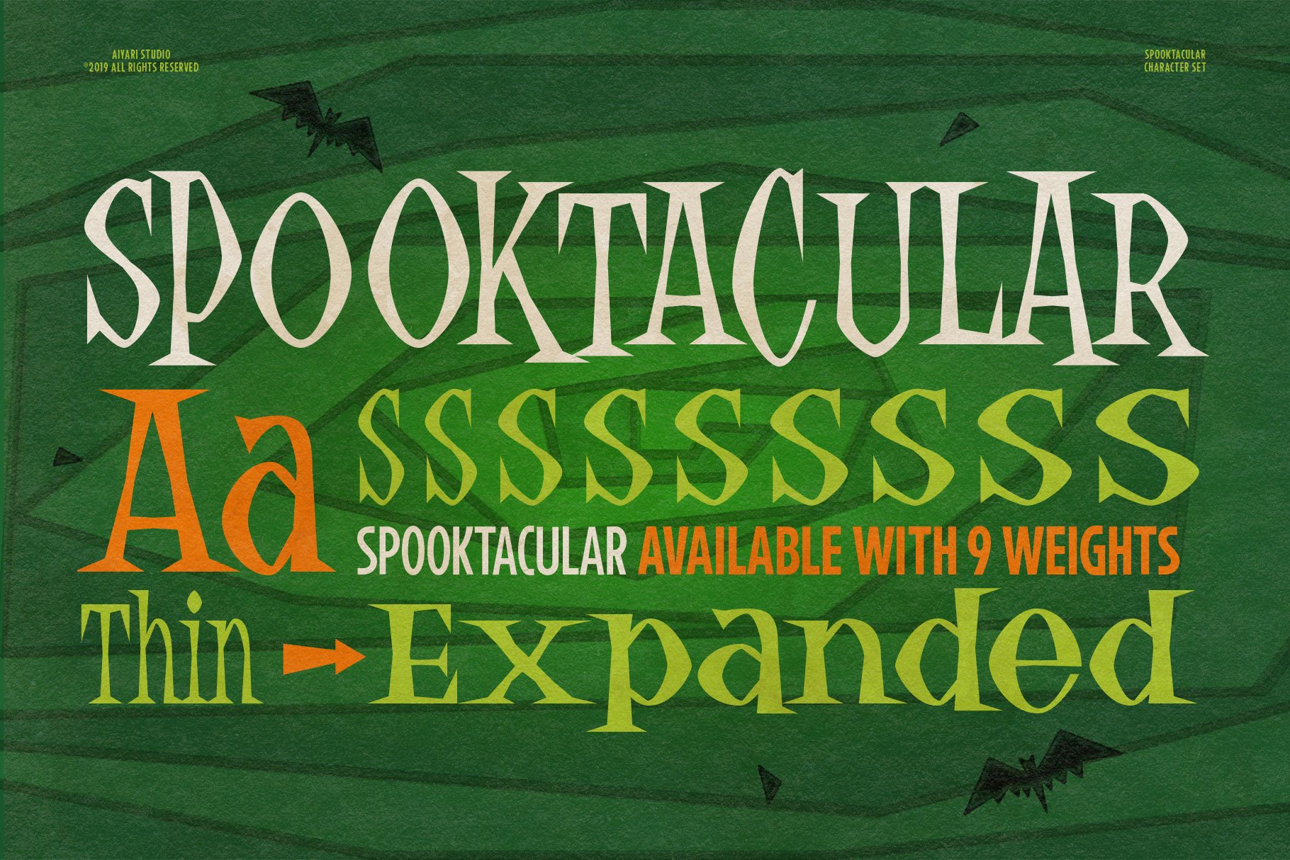 Spooktacular Font Family + Extras preview image.