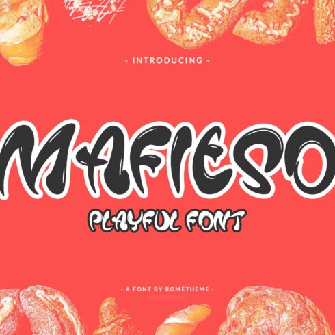 Mafieso - Playful Font cover image.
